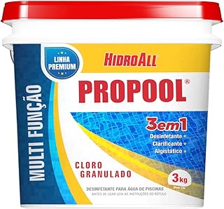 Balde cloro granulado Propool 3 em 1 HidroAll – 3 kg